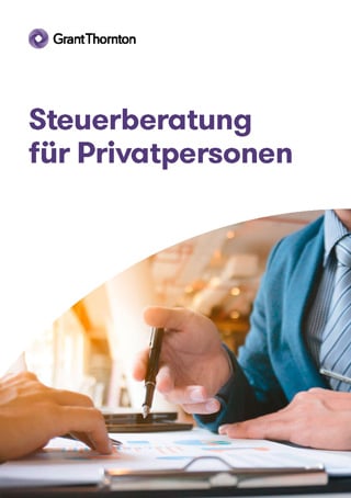 Steuerberatung für Privatpersonen - Broschüre