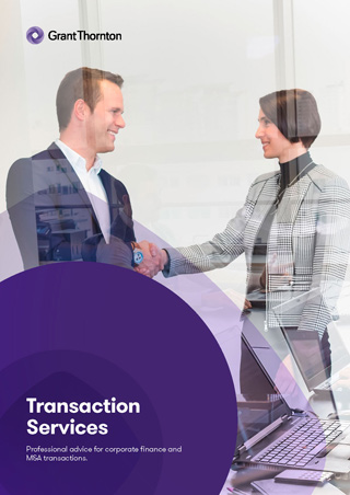 Transaction Services - Brochure (en anglais)